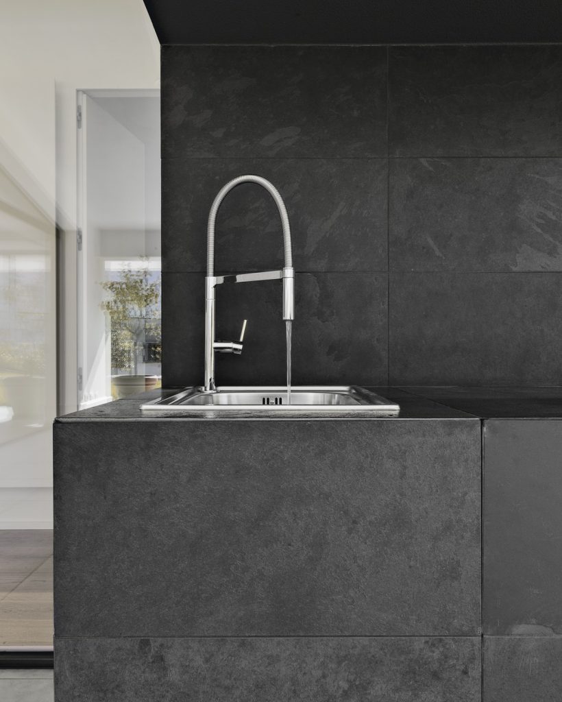 Detail of Faucet in the Modern Kitchen 2217012